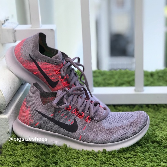 NWT Nike Free Rn Flyknit VIOLET Fog WMNS - Picture 4 of 7